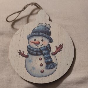 Festive Snowman Holiday Ornament